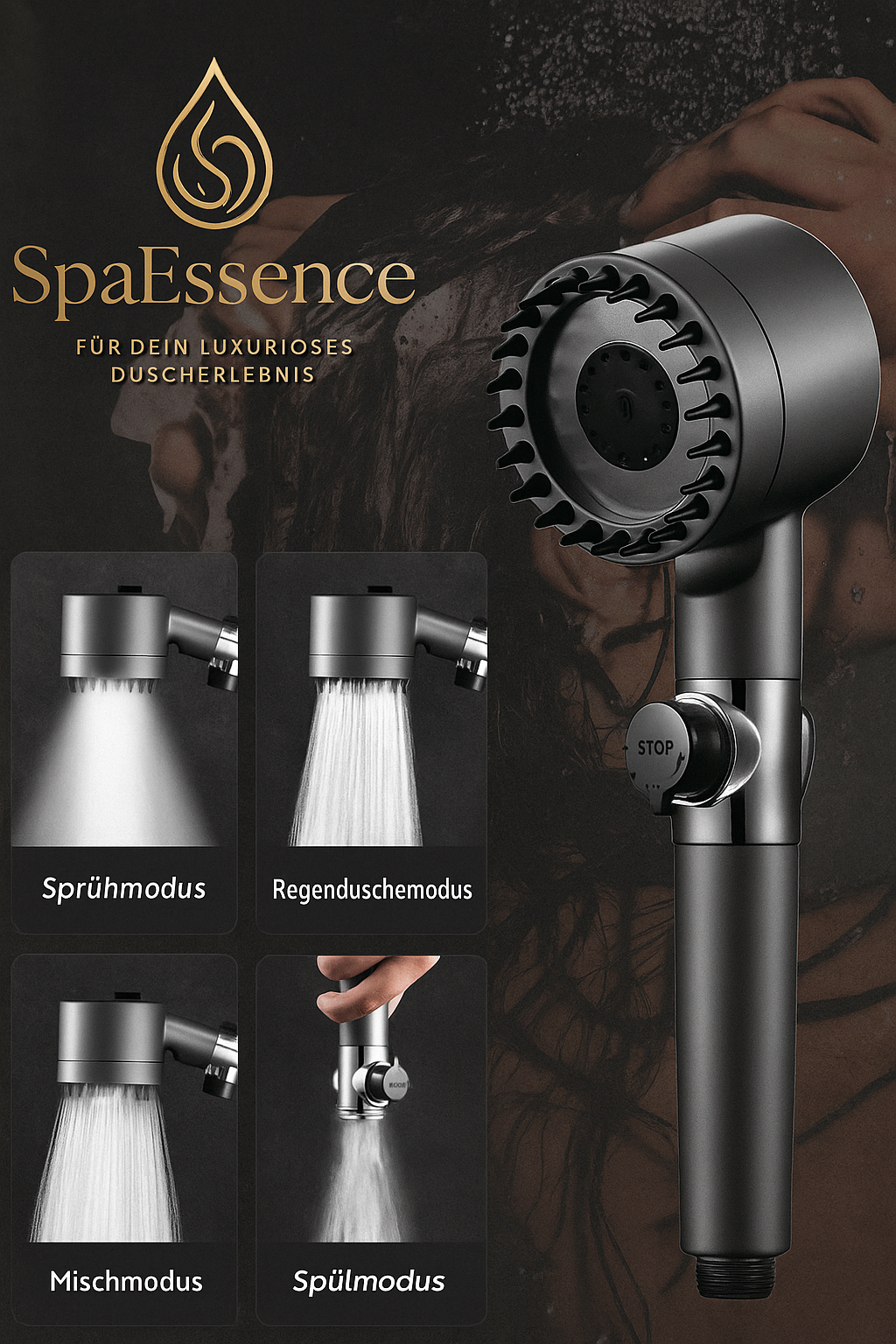 SpaEssence Duschkopf – Für dein luxuriöses Duscherlebnis